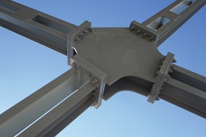  10 Additional structural steel cross-bracings 