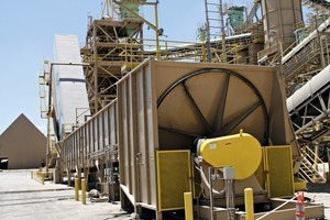  5 Tyre feeding and dosing unit at the Balcones plant 