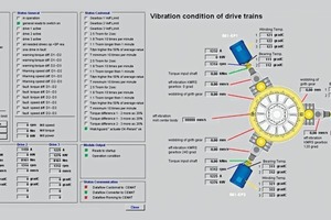  Cemat-Bild des ­Diagnose- und ­Vibrationszustands  