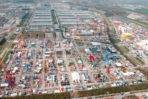  Aerial view of bauma the 2010 