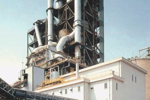  1	PH waste heat boiler and turbine/generator house at Taiheiyo ­Cement  