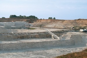  2	Quarry at the Rügen chalk plant 