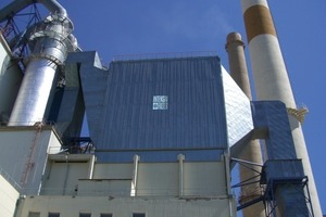  1	Bag filter in semi-offline mode (electrostatic precipitator retrofit, Deuna Zement/Germany) 