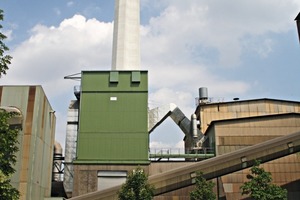  4 ­Bag filter for the raw mill dedusting 