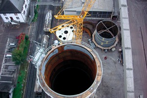  The construction site for new lignite silo at Siggenthal/Switzerland  