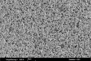  6	Crystal structure of set stucco with addition of glycine 