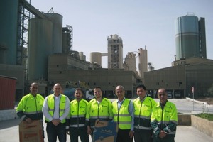  Das Team von Mondi und Lafarge in Jordanien       