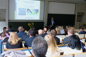  1 Prof. Dr.-Ing. Horst-Michael Ludwig, Bauhaus University of Weimar, spoke on CO2-reduced cements for sustainable concrete 
