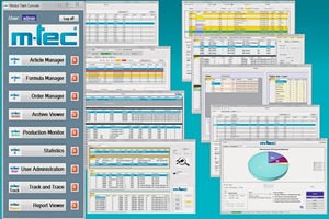  10	Main management modules of the MIDAS® control system • Haupt-Module des MIDAS® Steuerungssystems 