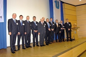  Lecturers und host during the Dyckerhoff Building Materials Engineering Day in Essen 2009 