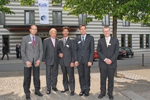  1	From left: Udo Kremer (managing director), Martin Ogilvie (general manager), Moritz Iseke (vice president), Michael Liell (president), Dr. Werner Fuchs (managing director) 