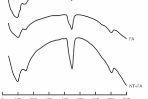  5 Differential scanning calorimetry (DSC) spectra of samples after hydration for 3 d and 28 d 