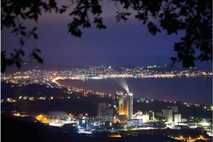  6	Ünye cement plant on the Black Sea coast  