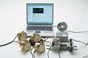  3 The Profibus DP inter-face allows the communication between the evaluation unit and the process control system 