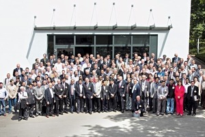  1 Group photograph from the window of the office building 