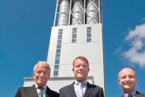  Inauguration of the factory in the Russian Noginsk (from left): Prof. Dr. Hans-Wolf Sievert, Niklas Sievert and Dimitrij Komardenko 