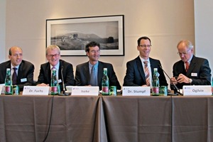  2 The leadership of the BVK (Udo Kremer, Dr. Werner Fuchs, Moritz Iseke, Dr. Thomas Stumpf, Martin Ogilvie) 