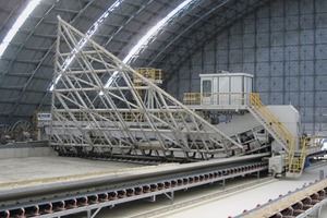  Schade bridge type reclaimer at the Holcim plant in Campulung/Romania 