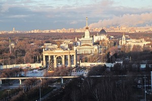  Das All-Russian Exhibition Centre im Norden von Moskau 