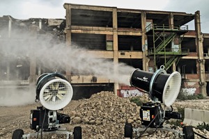  MobyDick Cannon dust control system: proven reliable for dust control in the USA 