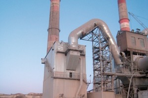  1	EMC filtration plant for dedusting a wet rotary kiln at ­Volskcement/RU 