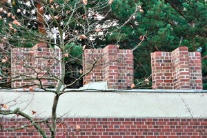  5 Masonry test walls for long term exposure of mortars 