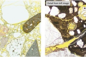  Mirkrogefüge AKR-geschädigter Beton 