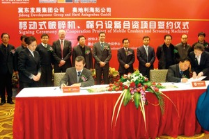  Signing of the cooperation agreement 