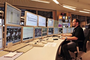  1 Control room of the Lägerdorf plant 