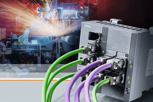  The new MM992-2VD (Variable Distance) media module from Siemens enables the use of two-wire cabling, such as Profibus cables, for Ethernet communication 