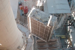  13	Disassembly of a section of the electrostatic precipitator 