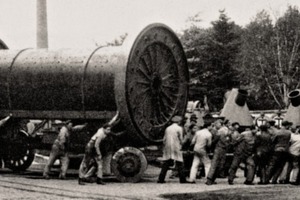  2 In 1925 the biggest cement mill in the world during this time left the company’s premises – a challenge for the workers and exciting event for onlookers 