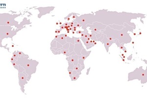  Weltweite Verteilung von kommerziellem Kalkstein und Dolomit, analysiert von ­Cimprogetti S.p.A. 