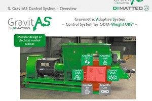  7 Fully assembled ODM-WeighTUBE® with GravitAS control cabinet 