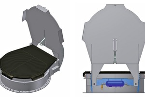  1 New explosion vent with reduced weight as well as a reduced mass inertia 