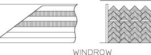  3 Illustration of the windrow method 