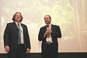  Organizer Ferdinand Leopolder and Technical Chairman Prof. Dr. ­Johann Plank 