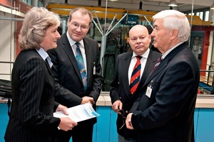  	Dr. Marion Eich-Born, Staatsekretärin des Thüringer Ministeriums für Bau, Landesentwicklung und Verkehr will Gespräche mit der Rohstoffindustrie zum neuen Landesentwicklungsplan Thüringen führen. v.l.n.r. Staatsekretärin Dr. Marion Eich-Born; Bert Vulpius; Assistent der Geschäftsleitung des UVMB; Gert-Dietrich Reuter, Geschäftsführer des UVMB; Horst Huck, Netzwerk REDUMAD 