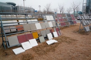  8 	Outdoor exposure of mortar samples at Wacker Technical Center in Beijing 