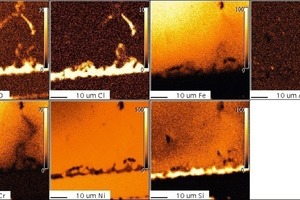  13	1.4862, 200 h, 1000 °C, Cl2, microprobe 