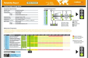  Screenshot of Cassantec’s reliability report 