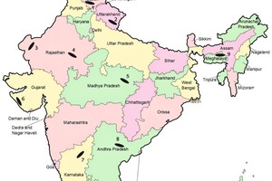  4 Distribution of high grade limestone occurrence in India 