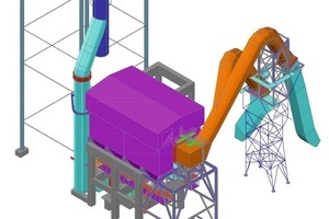  5	Plan of whole installation including the supporting structure 