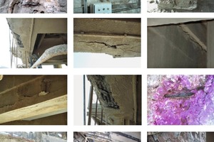  5 Typical damage detected by the author during site inspections over the years 