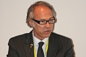  Bernard Lekien, die letzten beiden Jahre Präsident von Eurogypsum, bei seiner Verabschiedung 