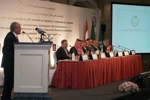  2	Opening of the conference (left: Ahmad Al-Rousan) 