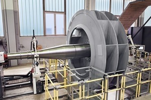  Rotoreinheit für Rohmühlenventilator, Rotorgewicht 30 t 