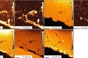  14	1.4845, 200 h, 1000 °C, Cl2, microprobe 