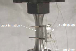  8 Test piece in the test stand 