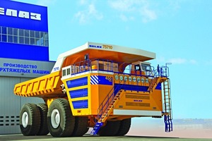  With a capacity of 500 tons, the BelAZ-75710 has taken over the position of World’s largest ­mining truck. Siemens delivered the first drive system for this titan 